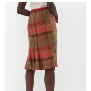 Etro stunning floral wool blend skirt size 4 IT40 small